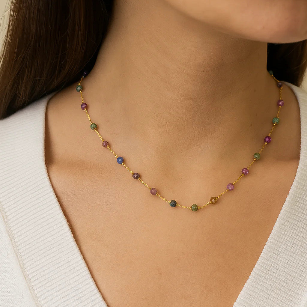 Mystic Beads Golden Chain
