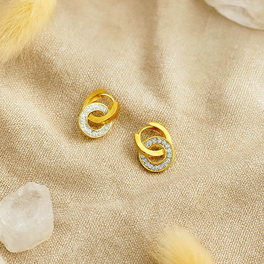 Golden Aura Hoops