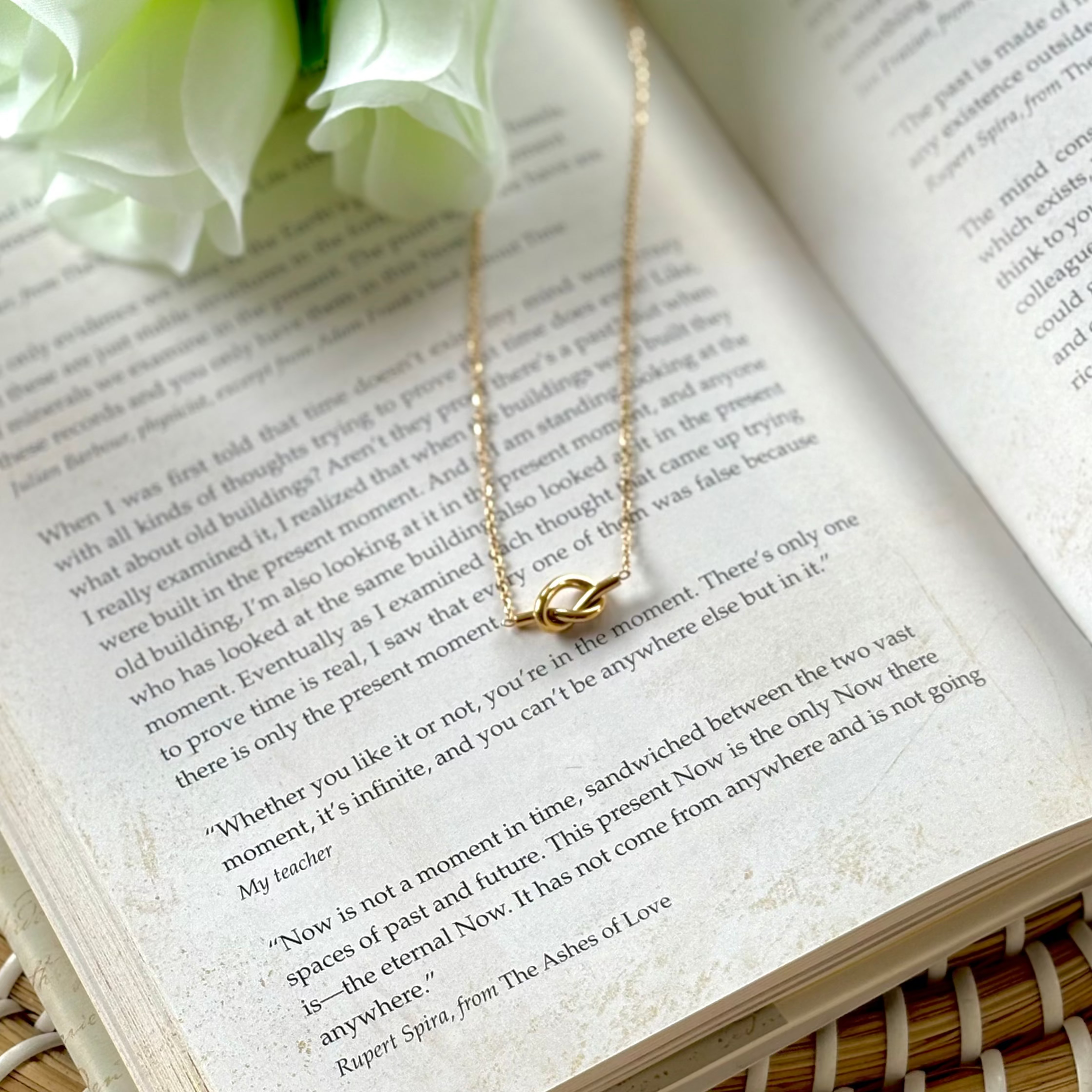 Knot of Affection Gold Necklace