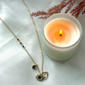 Blue Eye of Grace Gold Necklace