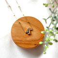 Mystic Mushroom Gold Necklace