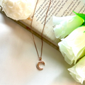 Mystic Moon Pendant Rose Gold Necklace