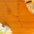 Waterfall Drip Rose Gold Necklace