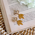 Golden Petal Earrings