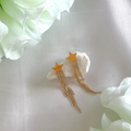 Golden Shooting Star Earrings