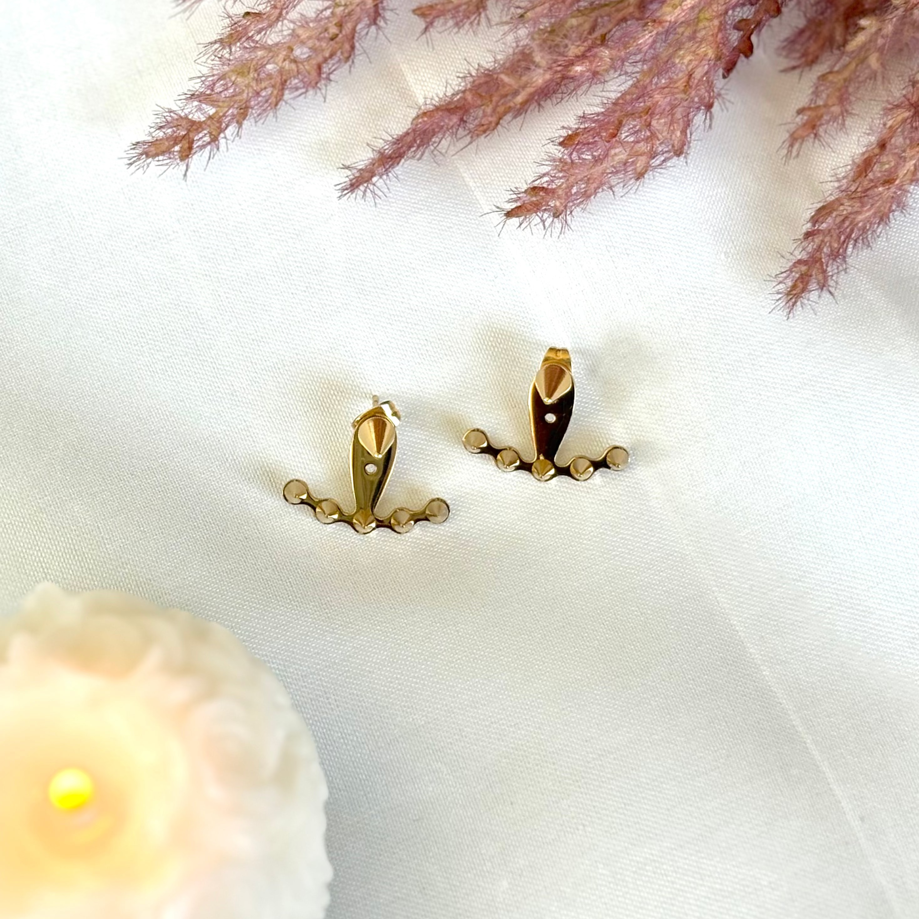 Golden Celestial Drop Studs
