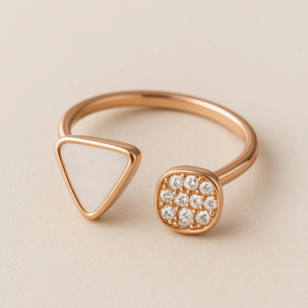 Celeste Glow Rose Gold Ring
