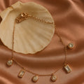 Ethereal Rose Gold Charm Bracelet